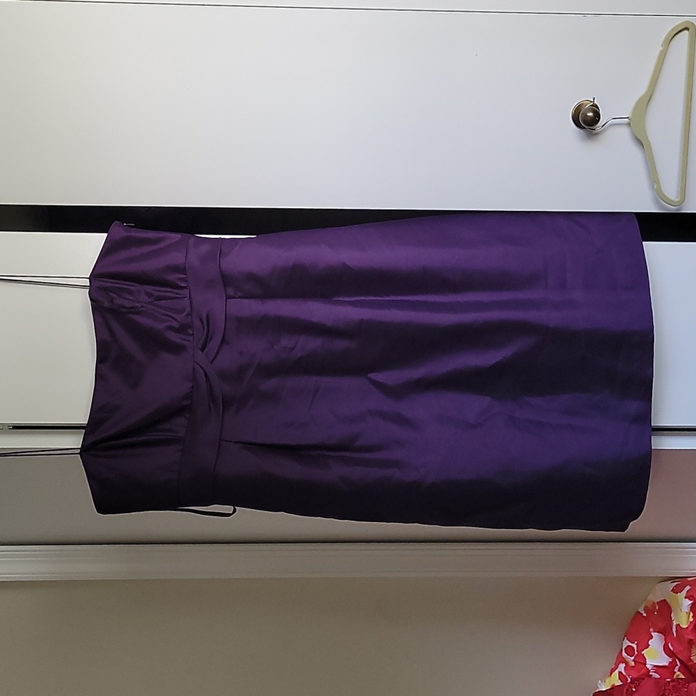 Ann Taylor, Purple spaghetti strap cocktail dress